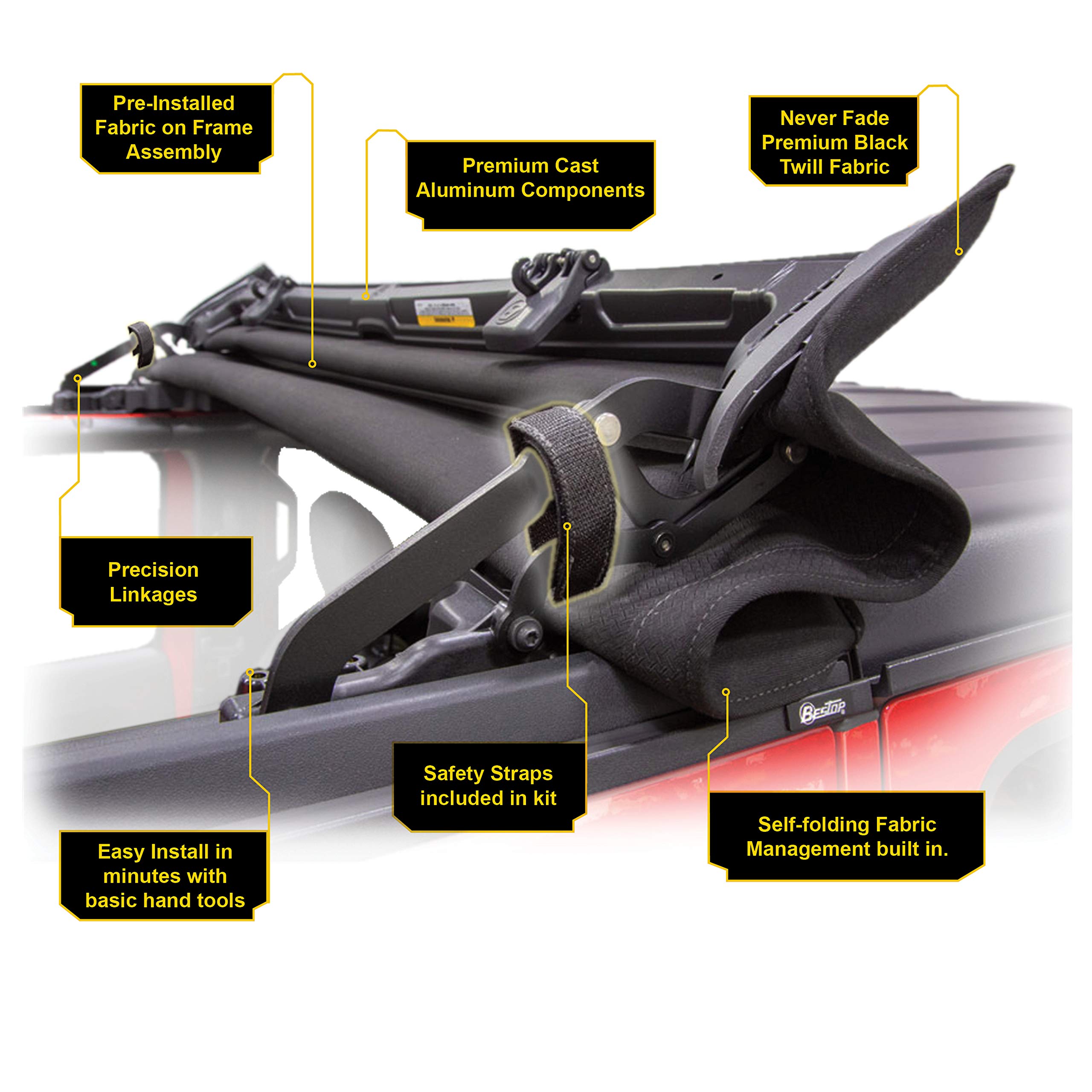 Bestop 5245335 Sunrider for Hardtop for 2007-2018 Wrangler JK 2-Door & Unlimited - Image 5