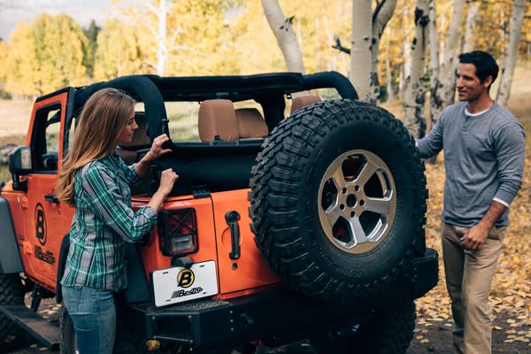 Bestop 5492217 Black Twill Trektop NX Glide Convertible Soft Top for 2007-2018 Wrangler JK 2-Door - Image 10
