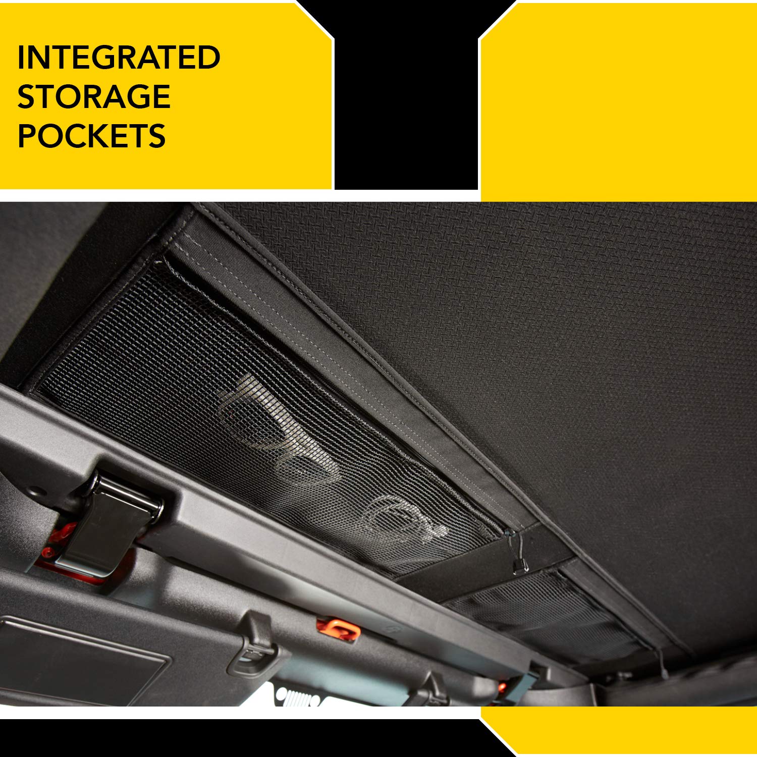 Bestop 54923-35 Black Diamond Trektop NX Glide Convertible Soft Top 4-Door - Image 6