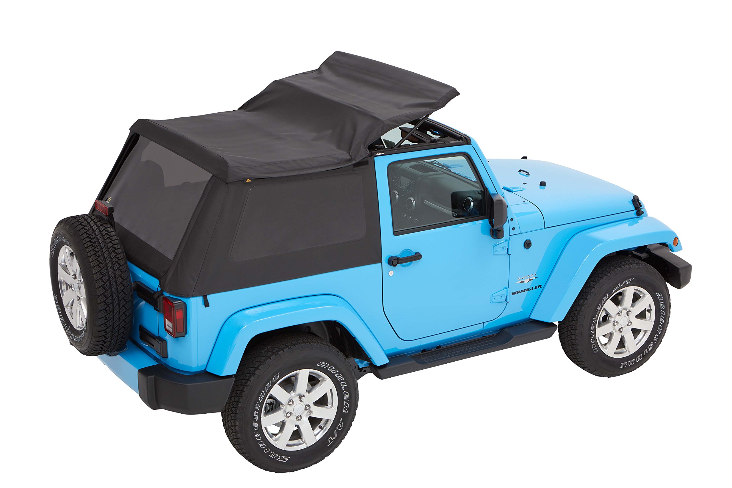 Bestop 56852-35 Black Diamond Trektop for 2007-2018 Jeep Wrangler JK 2-Door - Image 10