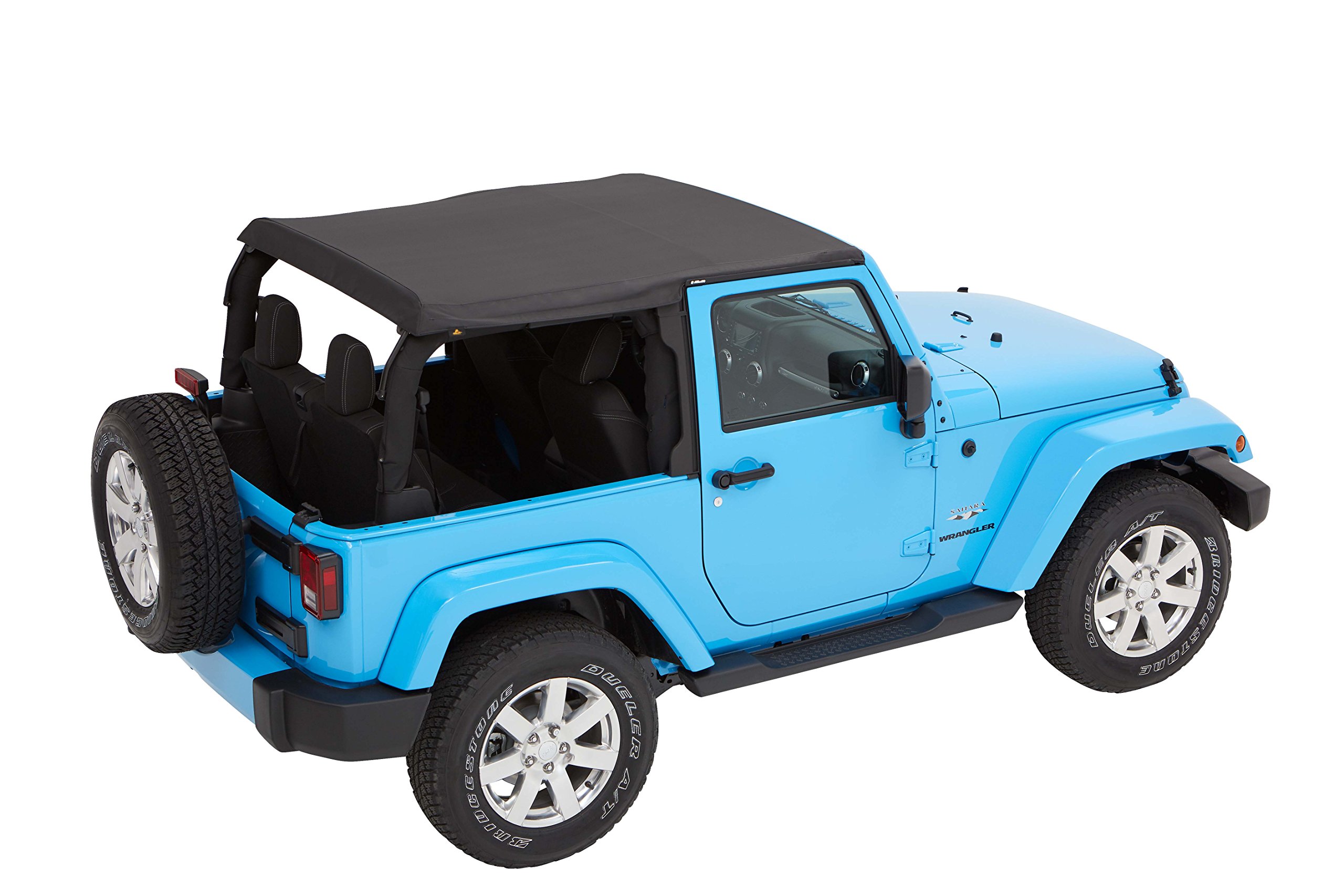 Bestop 56852-35 Black Diamond Trektop for 2007-2018 Jeep Wrangler JK 2-Door - Image 16