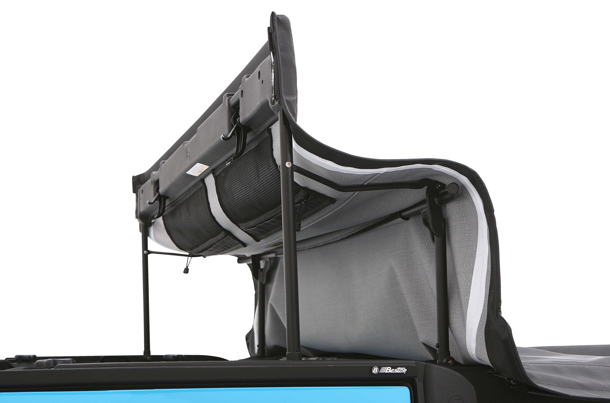 Bestop 56852-35 Black Diamond Trektop for 2007-2018 Jeep Wrangler JK 2-Door - Image 17