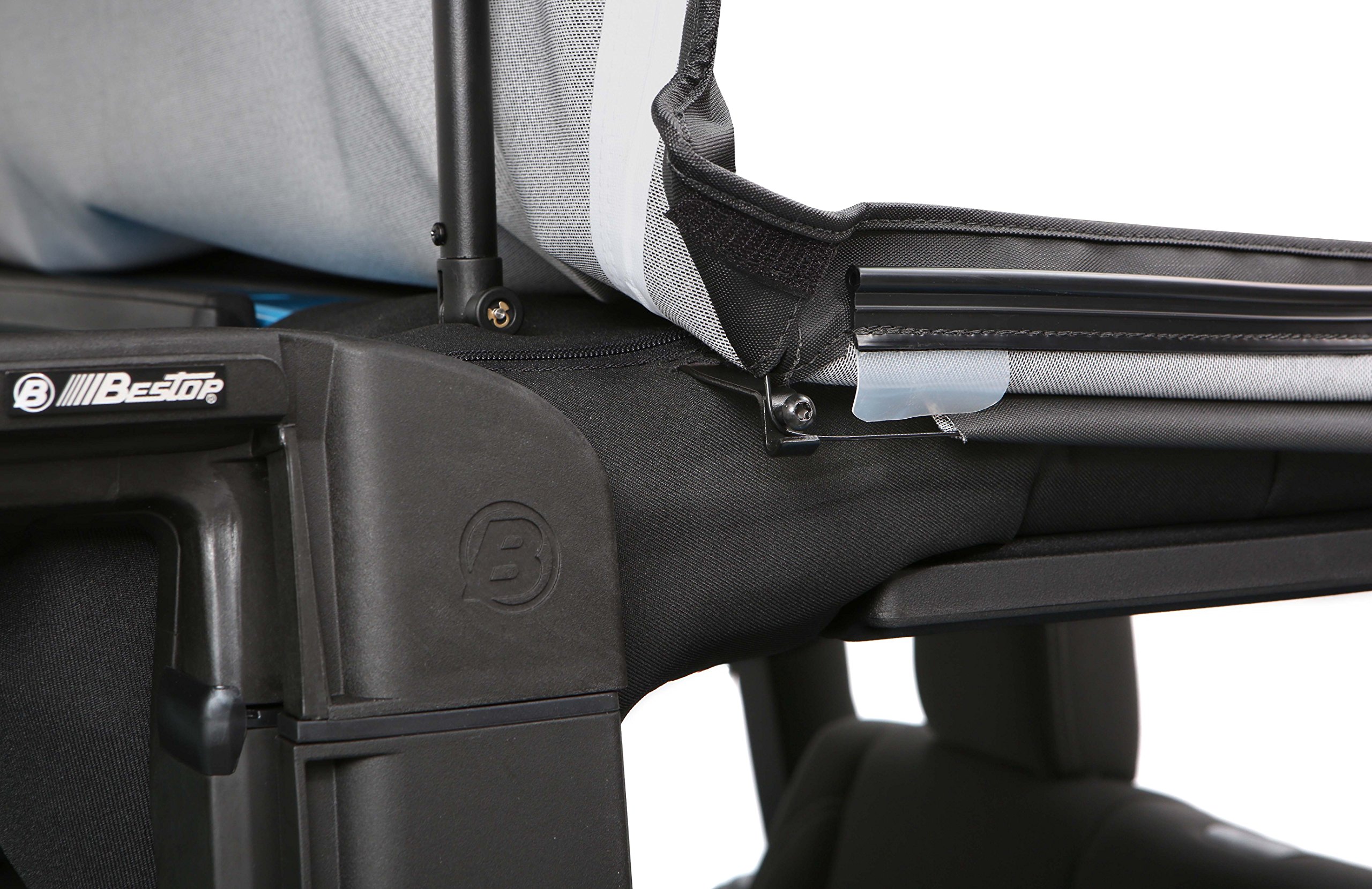 Bestop 56852-35 Black Diamond Trektop for 2007-2018 Jeep Wrangler JK 2-Door - Image 19