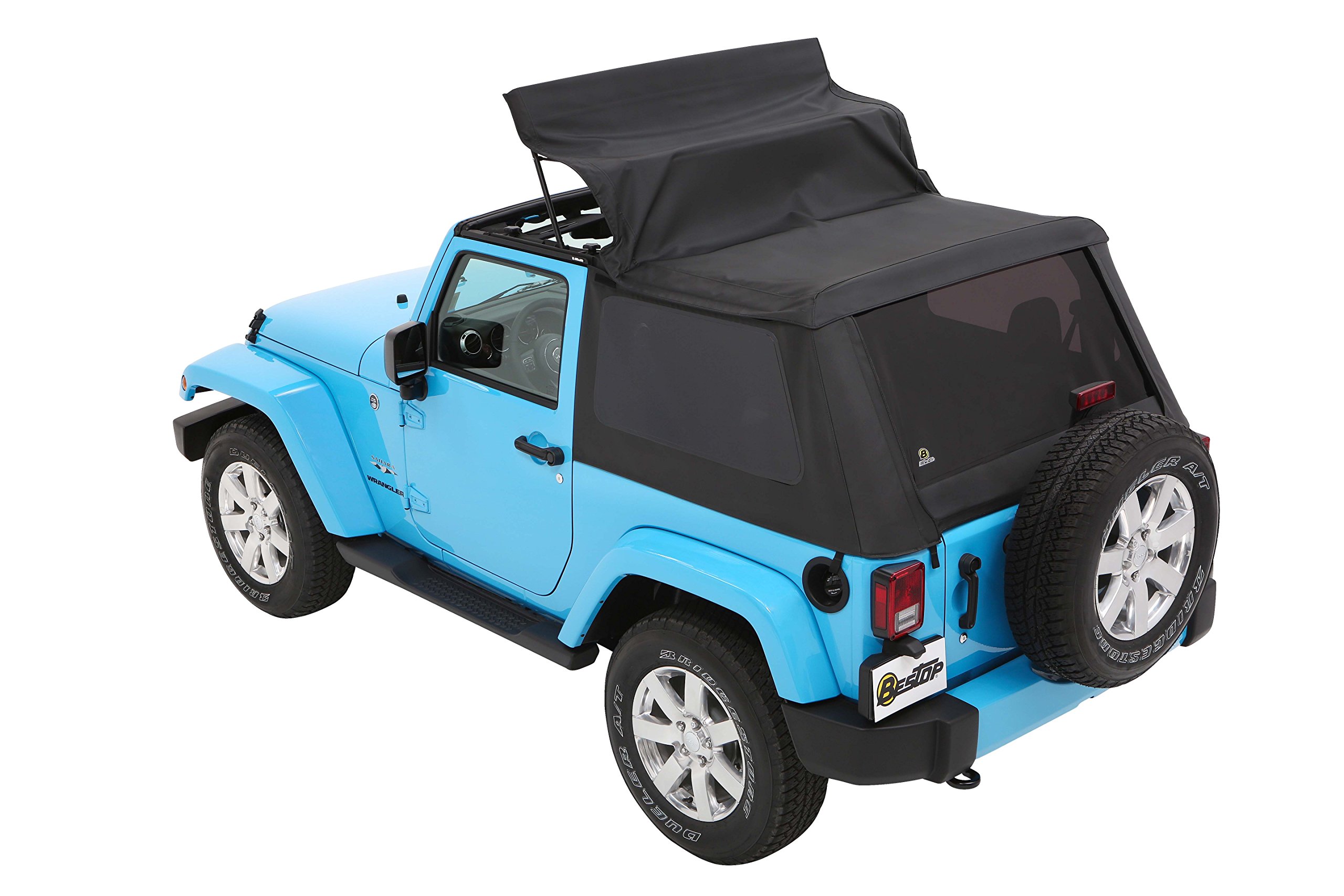 Bestop 56852-35 Black Diamond Trektop for 2007-2018 Jeep Wrangler JK 2-Door - Image 3