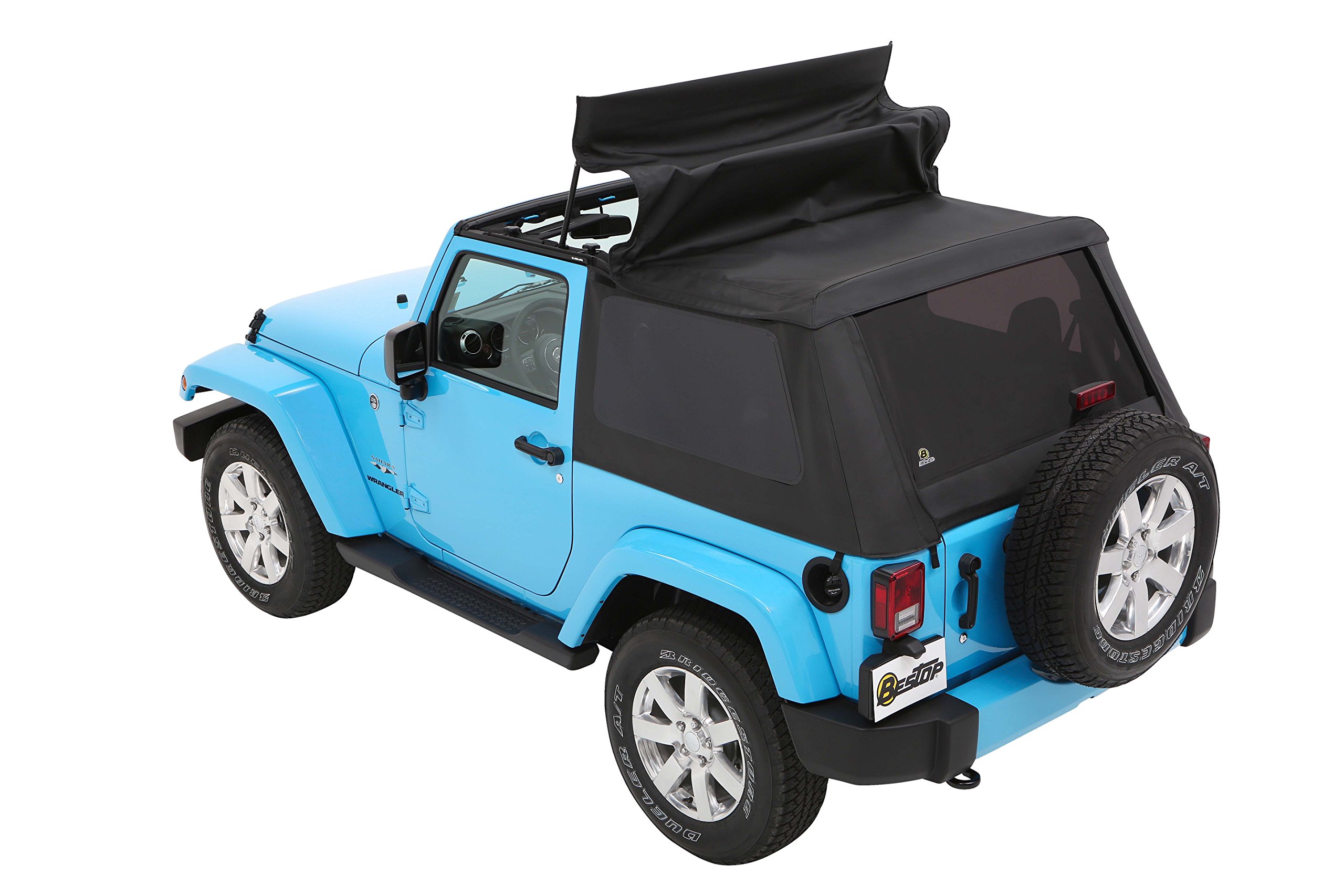 Bestop 56852-35 Black Diamond Trektop for 2007-2018 Jeep Wrangler JK 2-Door - Image 4