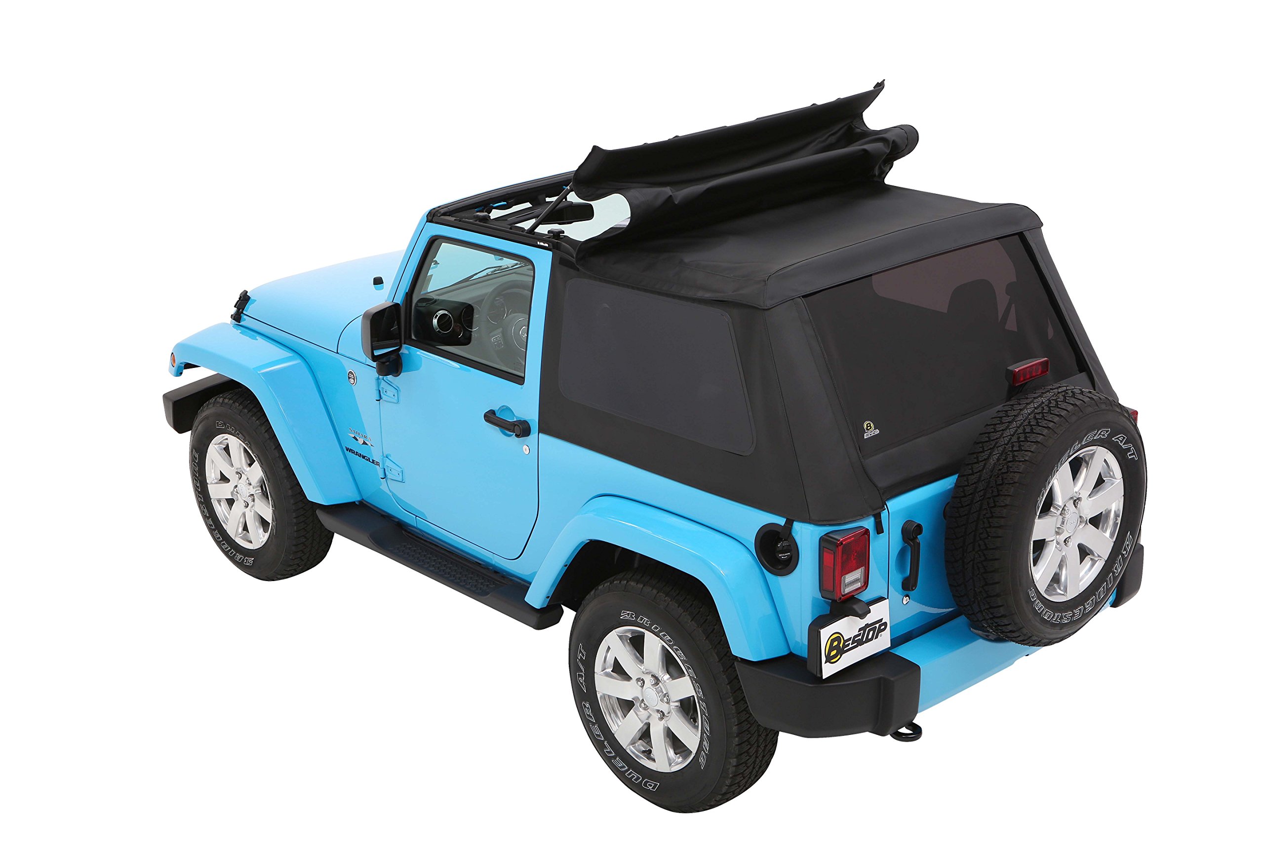 Bestop 56852-35 Black Diamond Trektop for 2007-2018 Jeep Wrangler JK 2-Door - Image 5