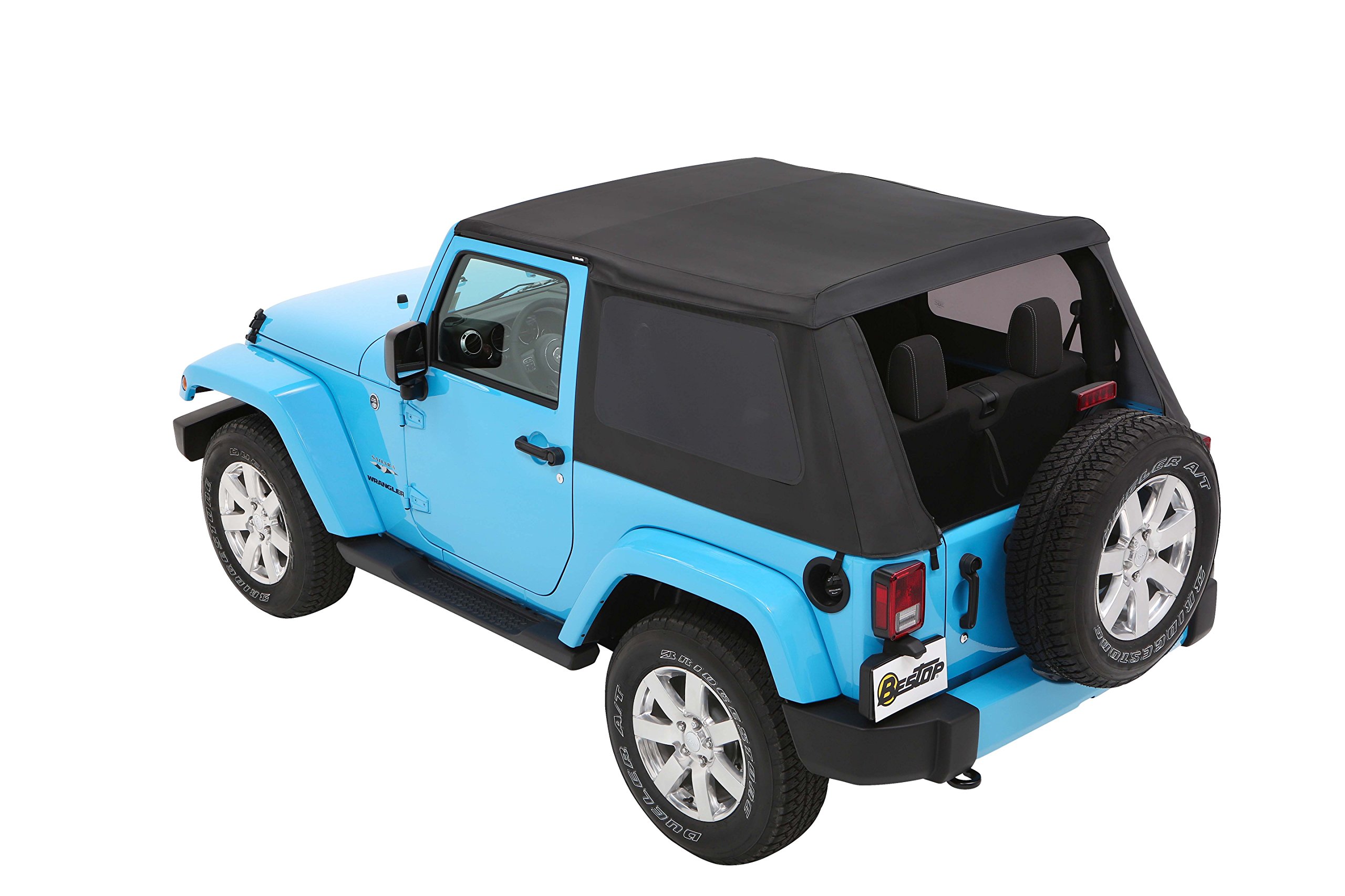 Bestop 56852-35 Black Diamond Trektop for 2007-2018 Jeep Wrangler JK 2-Door - Image 7