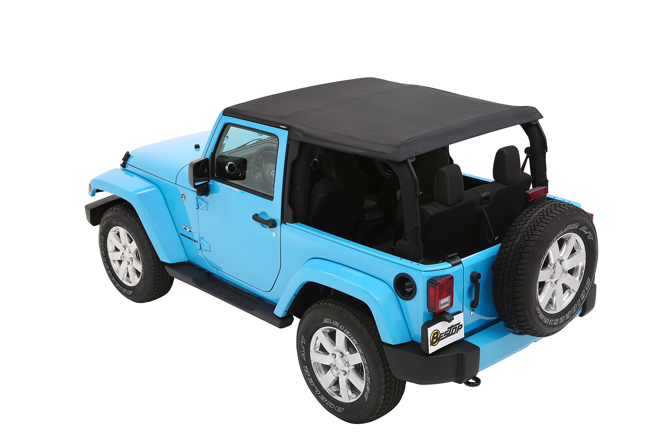 Bestop 56852-35 Black Diamond Trektop for 2007-2018 Jeep Wrangler JK 2-Door - Image 8