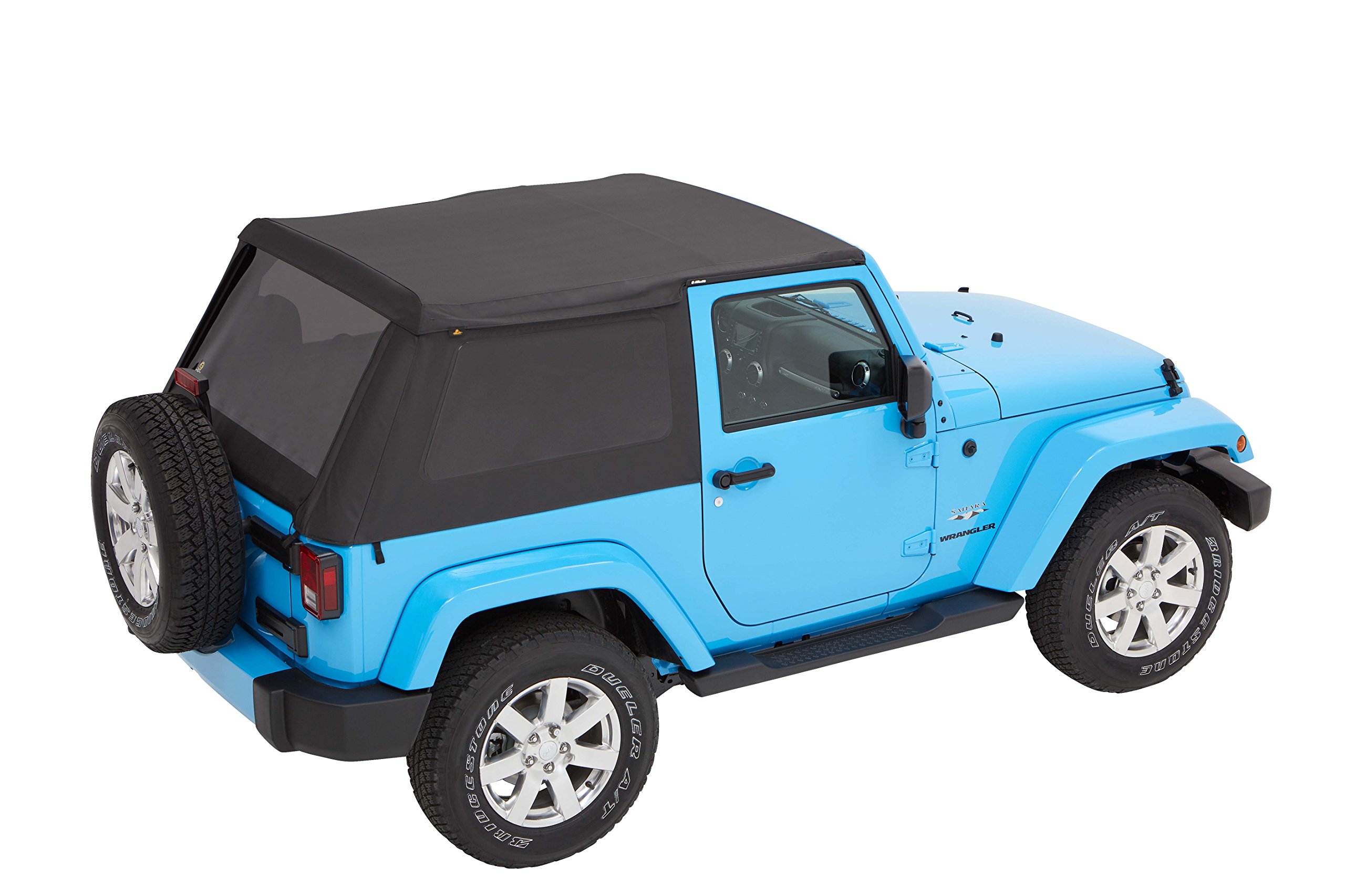 Bestop 56852-35 Black Diamond Trektop for 2007-2018 Jeep Wrangler JK 2-Door - Image 9