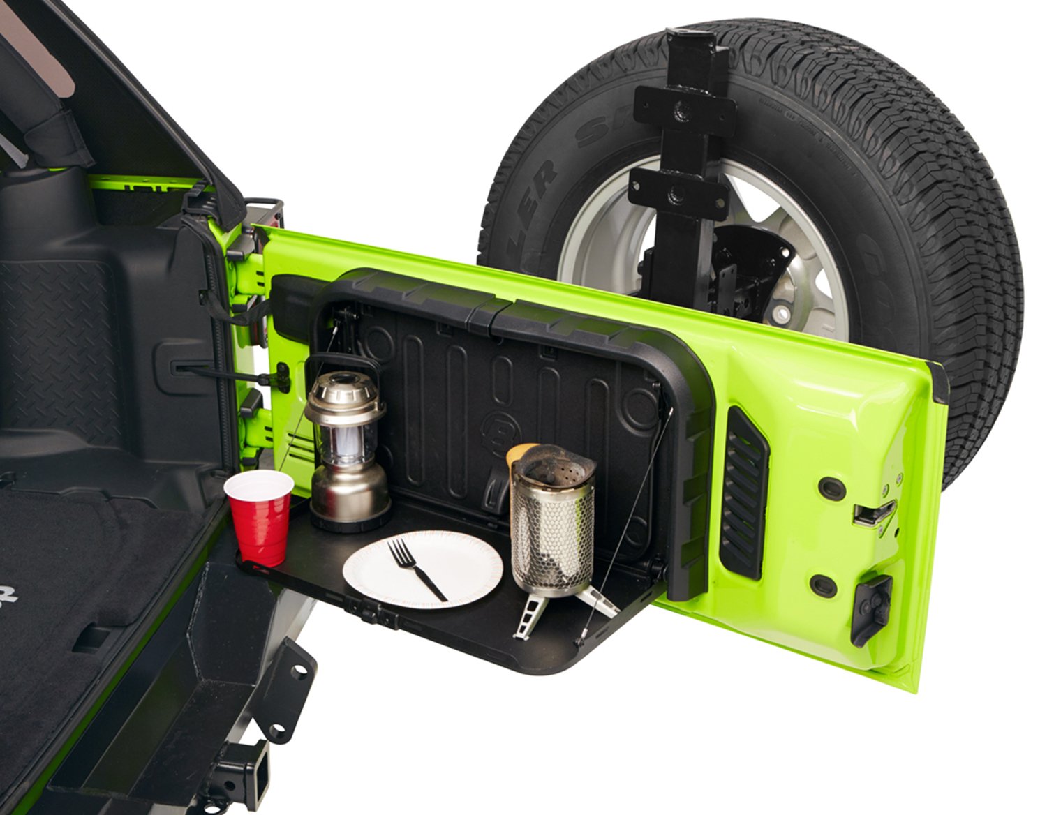 Bestop Roughrider Tailgate Shelf - Jeep '07-18 Wrangler JK - Image 4