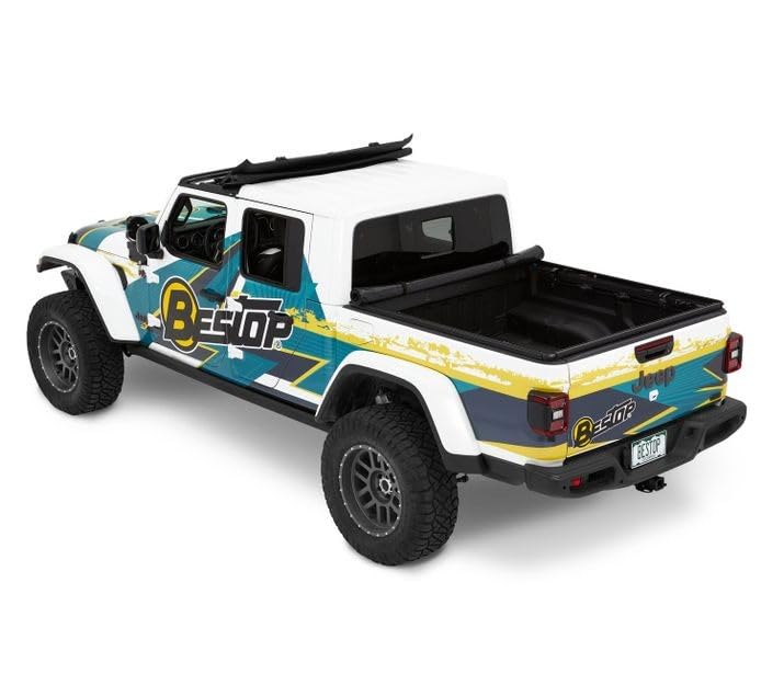 Bestop Supertop for Truck 2 Tonneau - '20-21 Gladiator; for 5 ft. Bed; Supertop for Truck 2 Required (Black Diamond) - Image 3