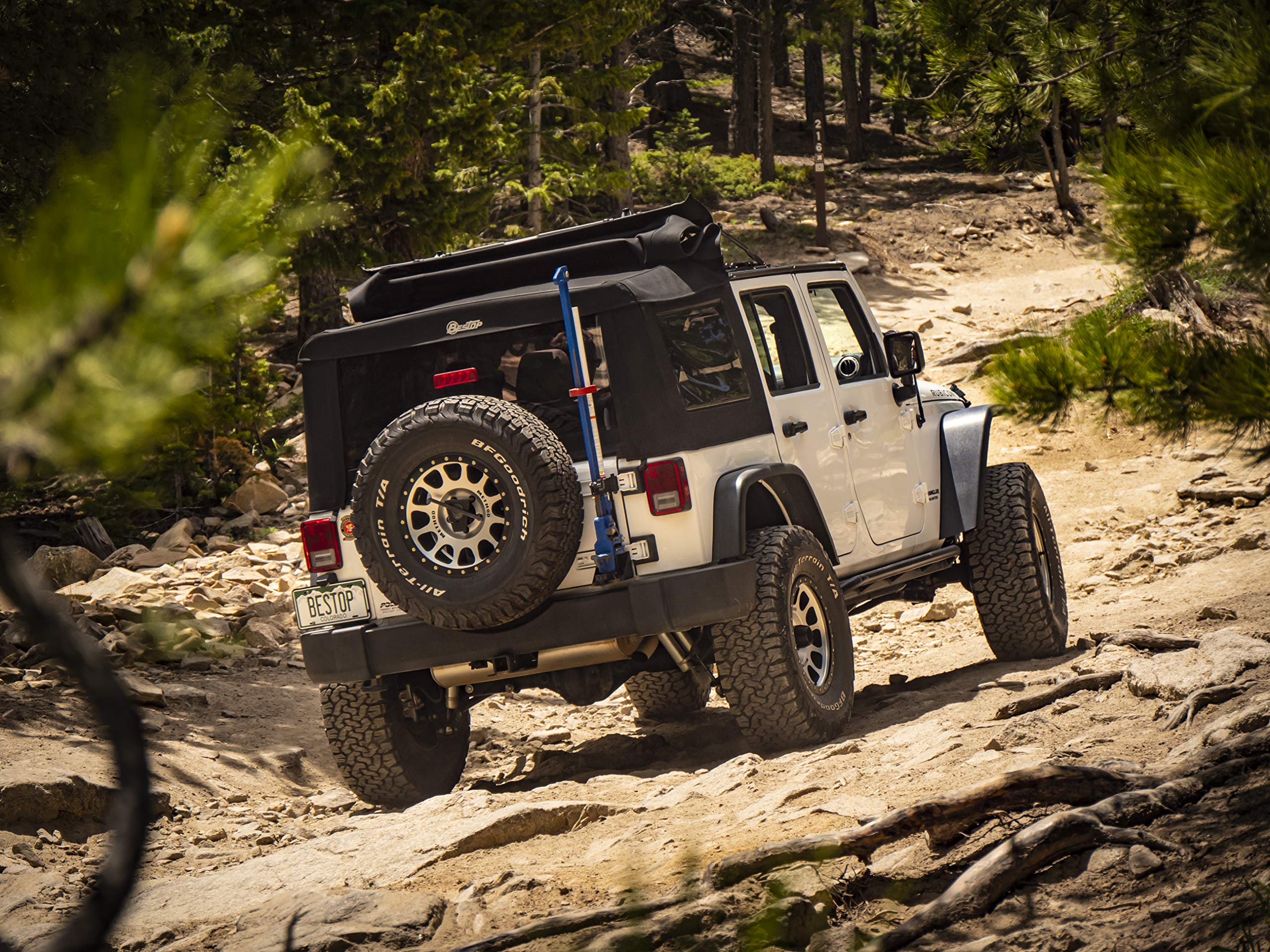 Bestop Supertop® Ultra Soft Top (5472417) for The Jeep Wrangler JKU - Image 7